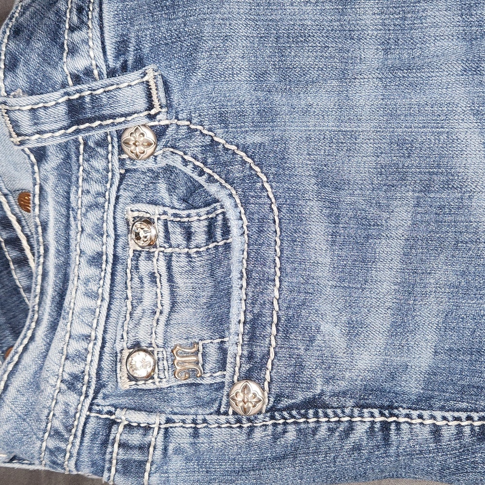 Miss Me Bling Jeans Bejeweled Embroidered - Picture 8 of 8